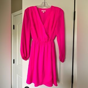 Lilly Pulitzer Hot Pink Silk Dress